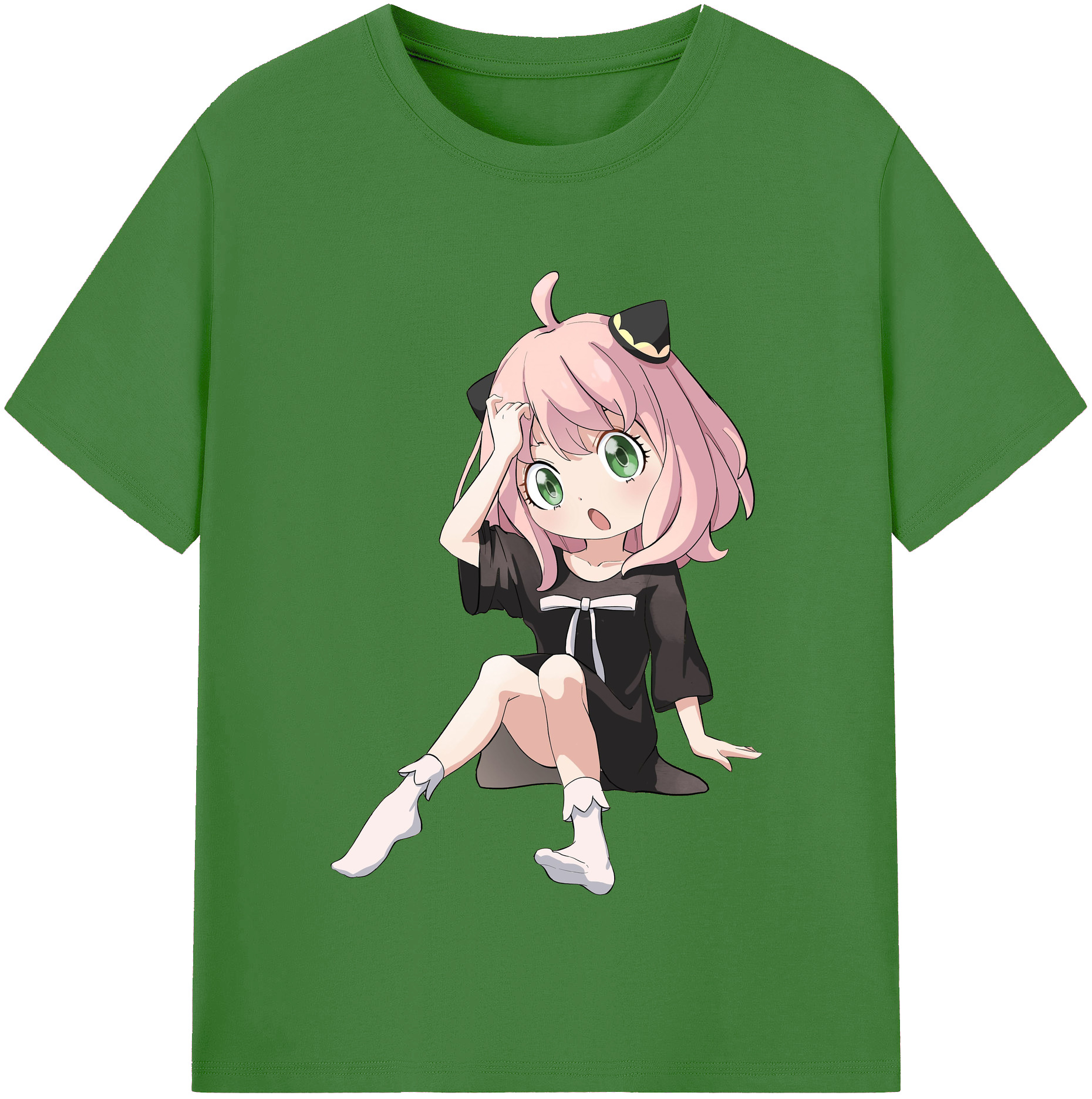 （画像用） SPY×FAMILY间谍家家酒 レディースカジュアルプリントTシャツ（綿100％）